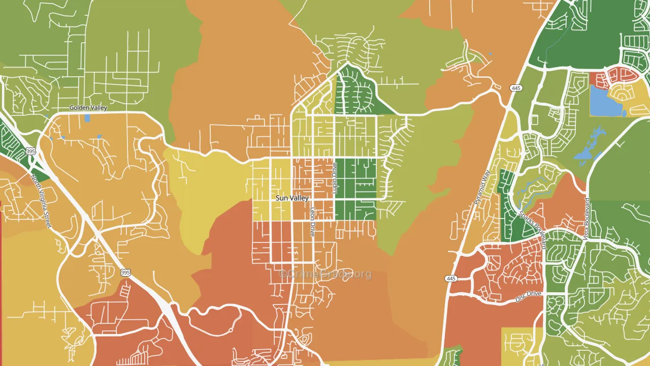 89433, NV Map of Theft Rates