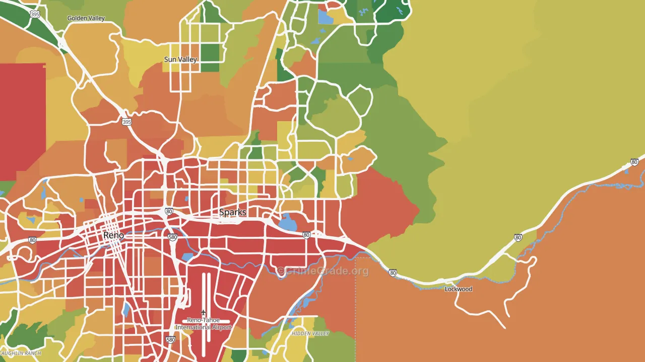 89434, NV Map of Theft Rates