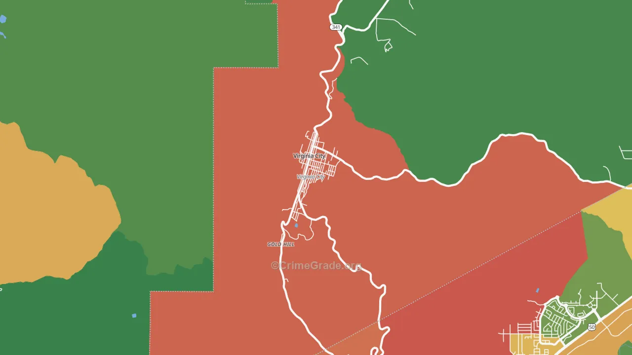 89440, NV Map of Theft Rates