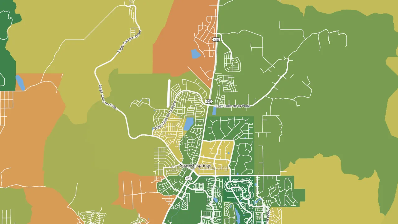 89441, NV Map of Theft Rates