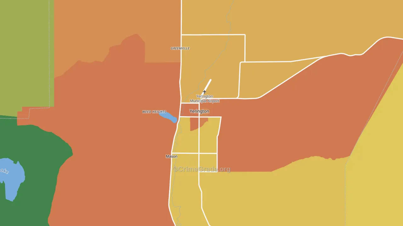 89447, NV Map of Theft Rates