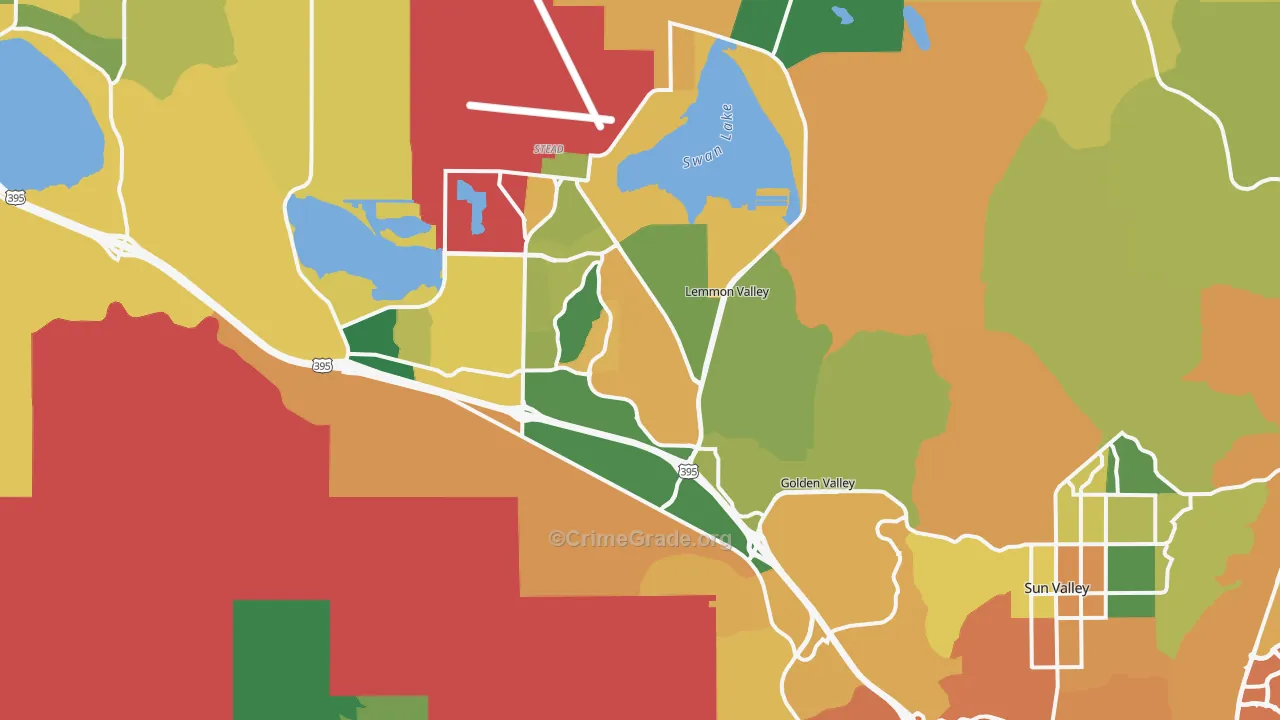 89506, NV Map of Theft Rates