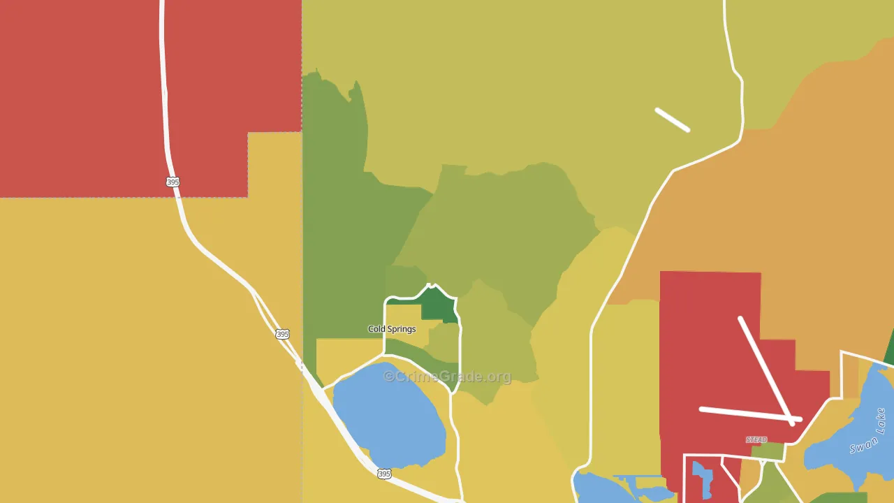 89508, NV Map of Theft Rates