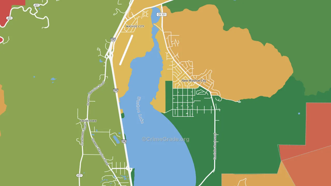 89704, NV Map of Theft Rates