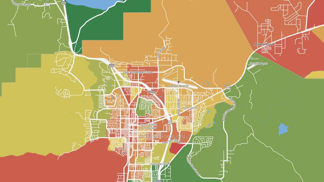 89706, NV Map of Theft Rates