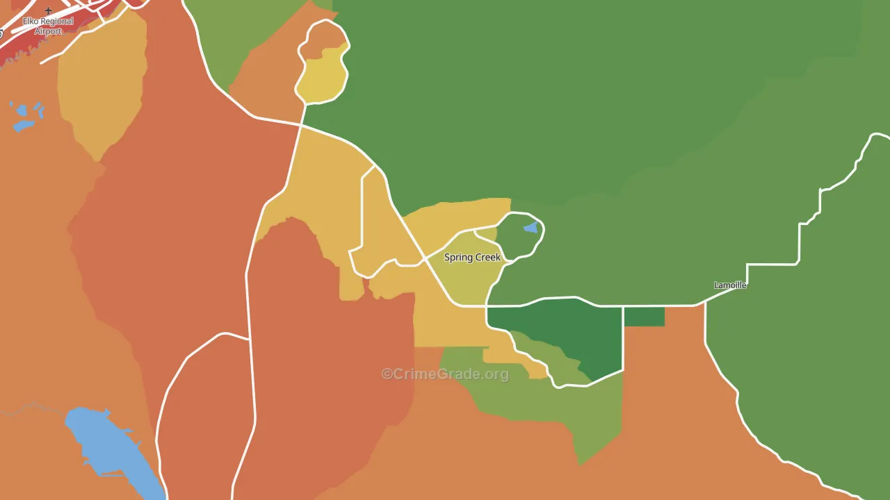 89815, NV Map of Theft Rates