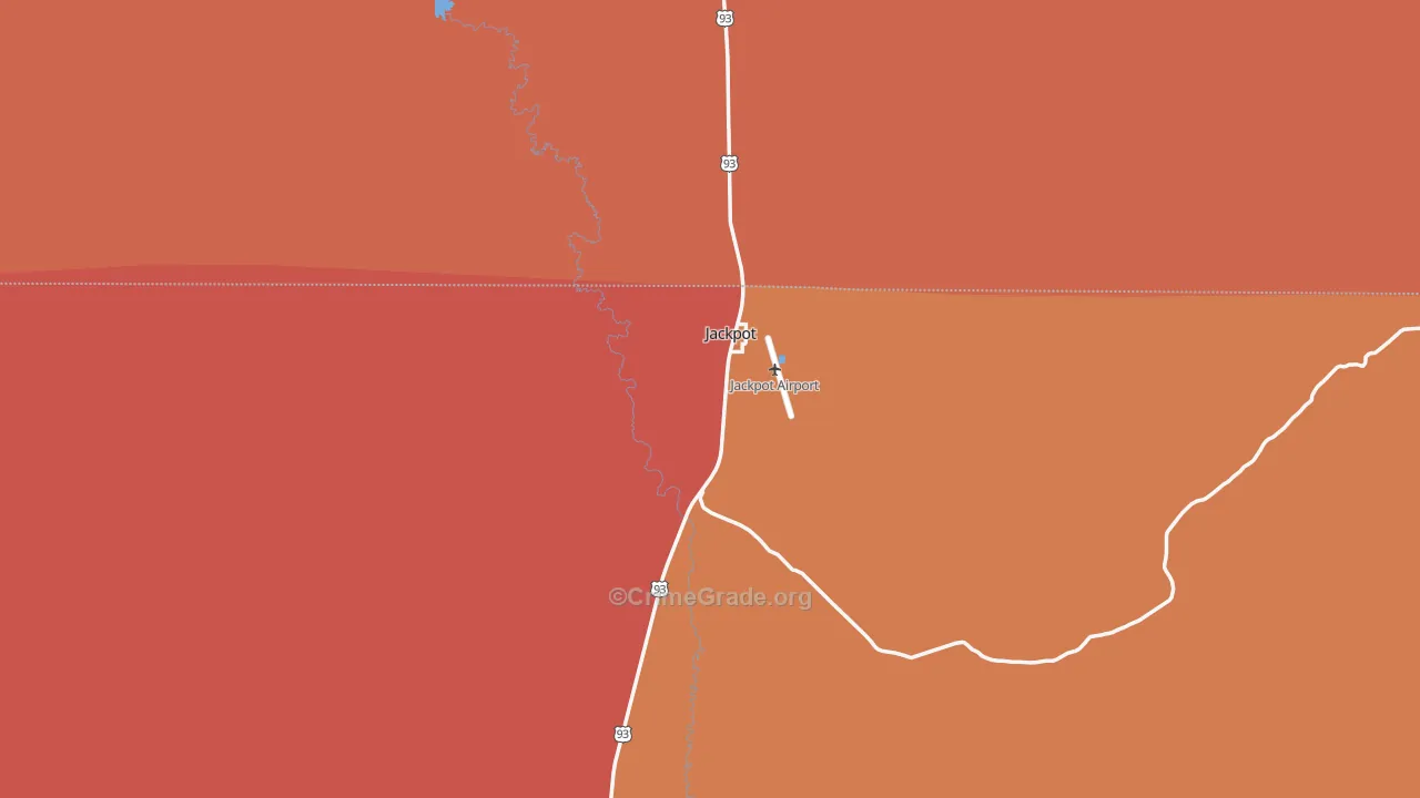 89825, NV Map of Theft Rates