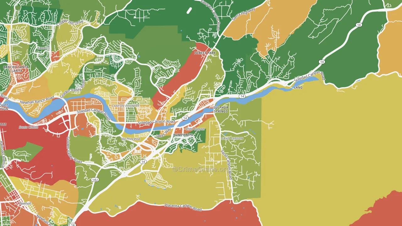 91387, CA Map of Theft Rates