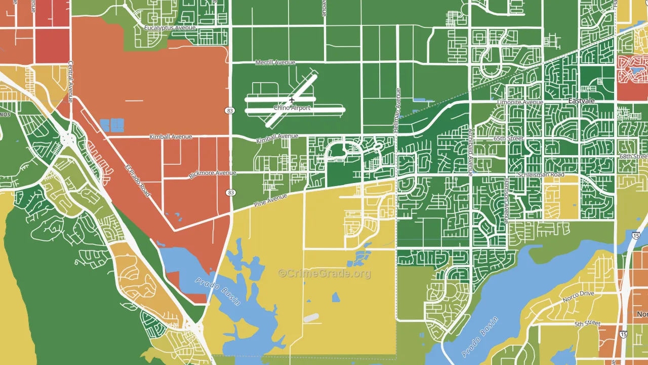 91708, CA Map of Theft Rates