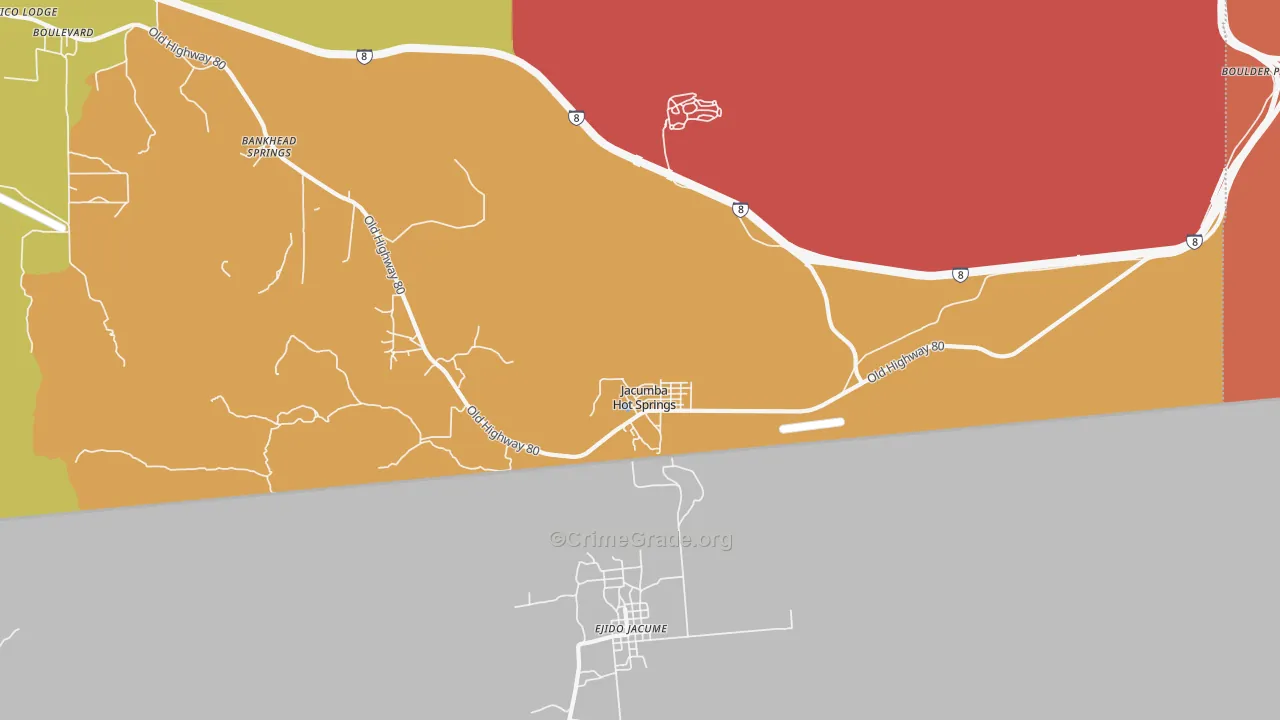 91934, CA Map of Theft Rates