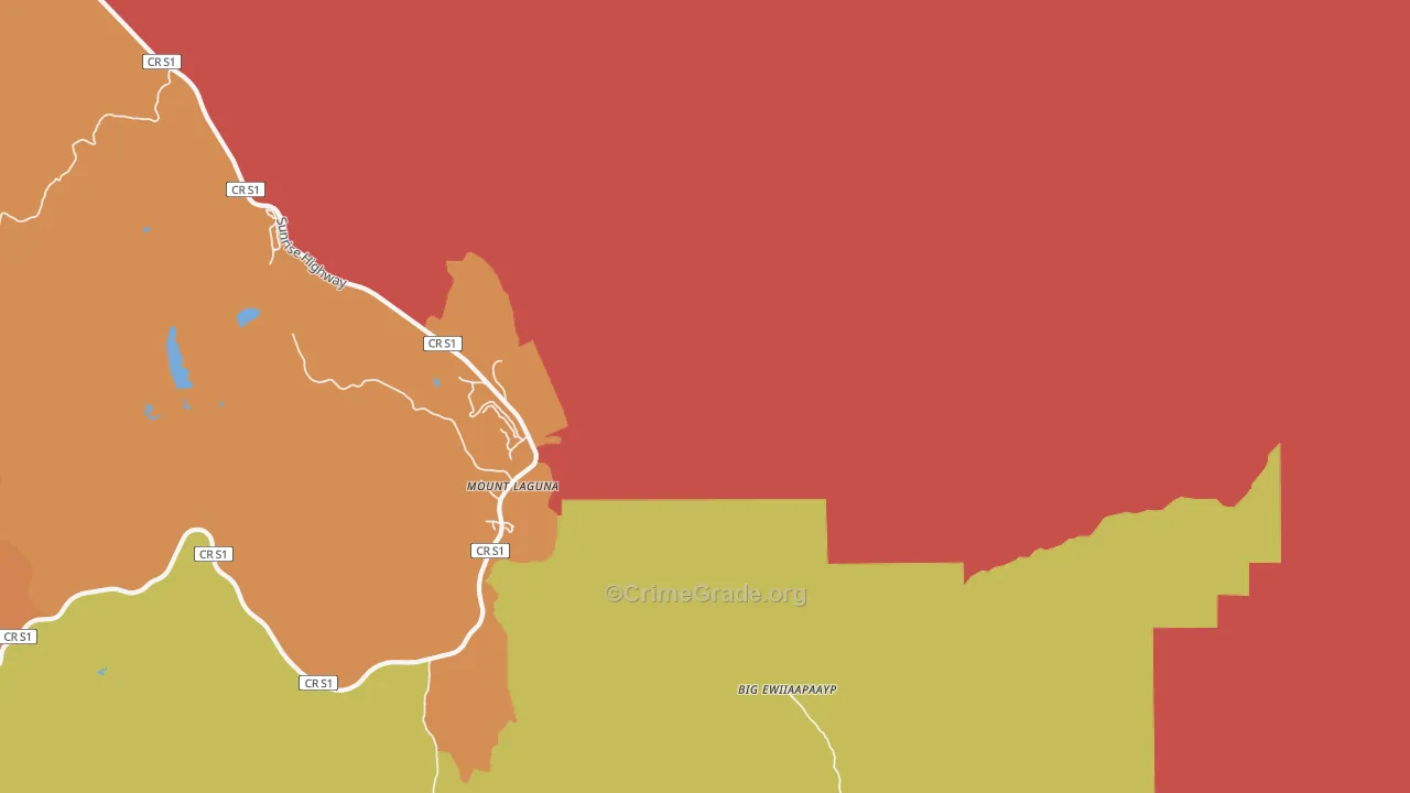 91948, CA Map of Theft Rates