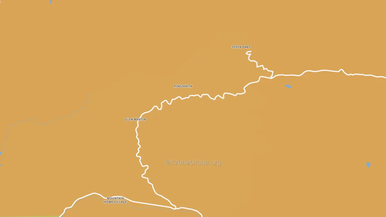 92305, CA Map of Theft Rates