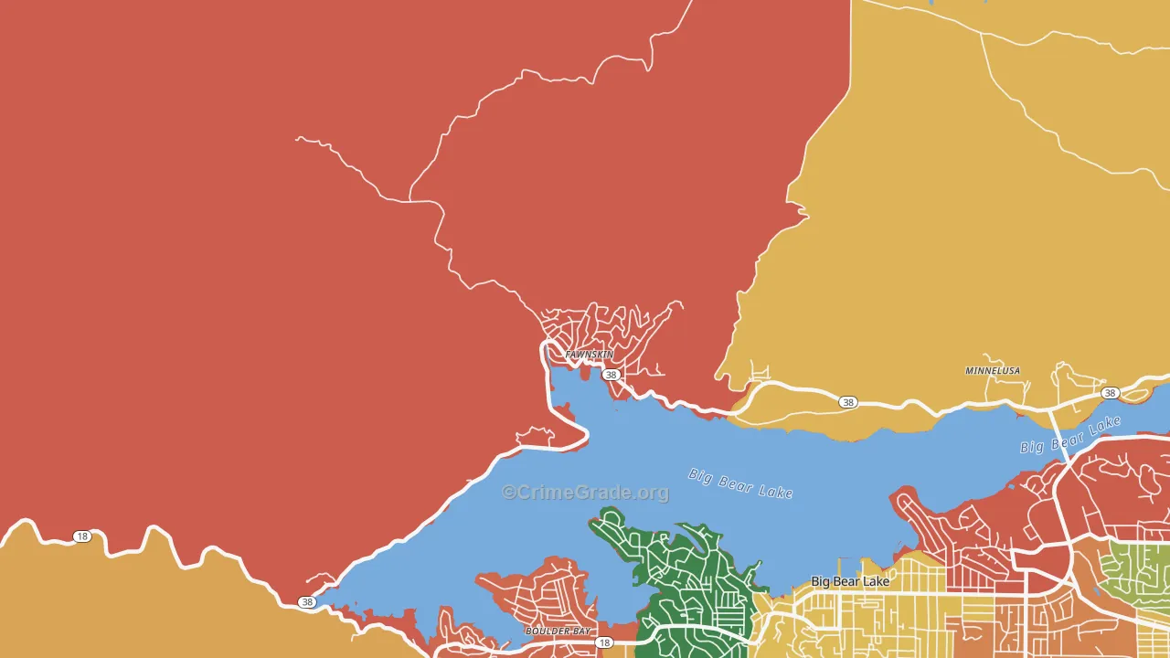 92333, CA Map of Theft Rates