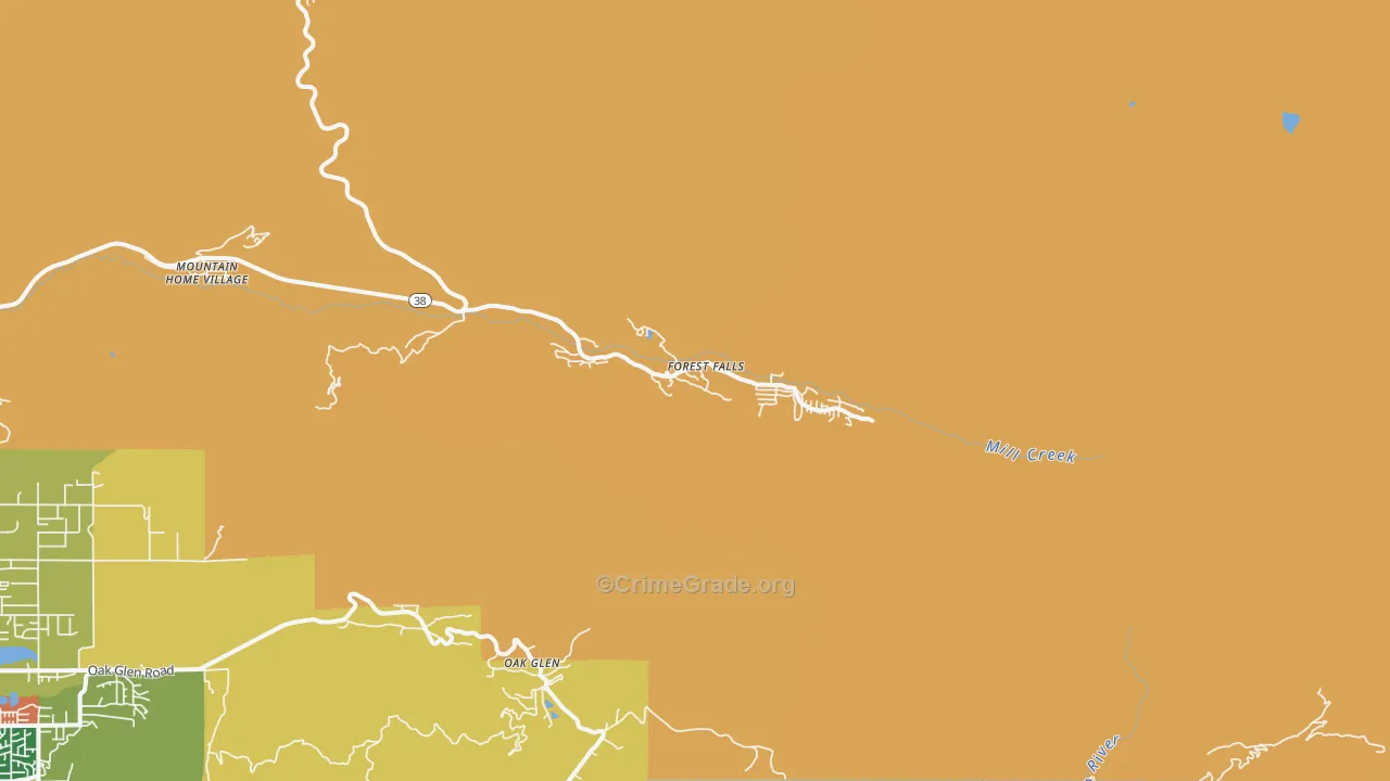 92339, CA Map of Theft Rates