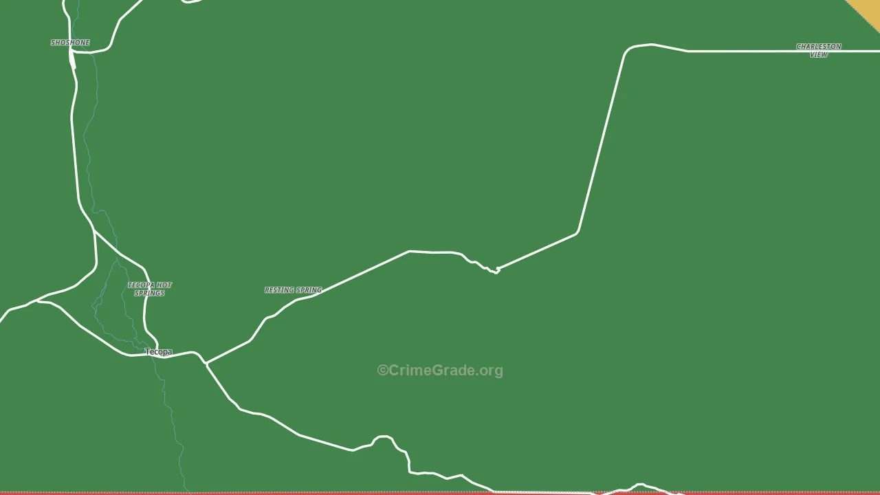 92389, CA Map of Theft Rates