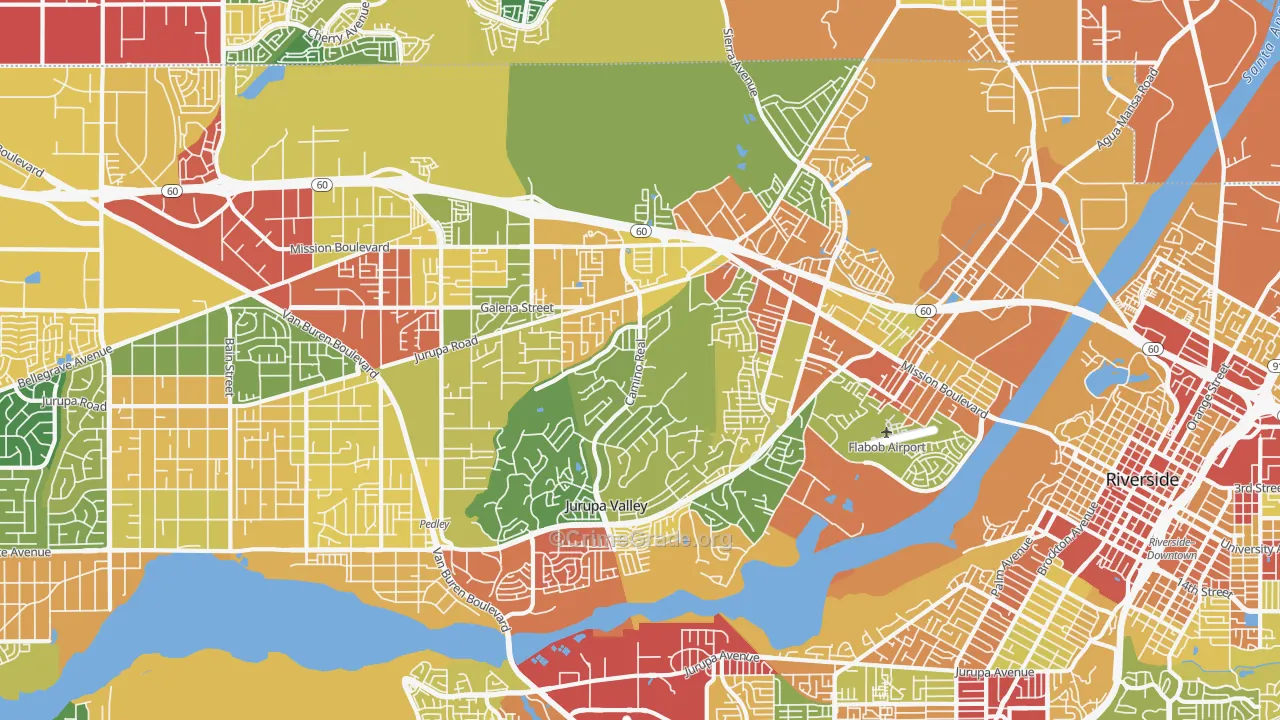 92509, CA Map of Theft Rates