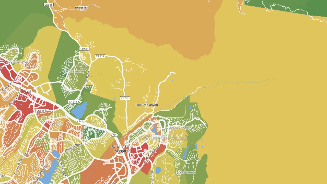 92678, CA Map of Theft Rates