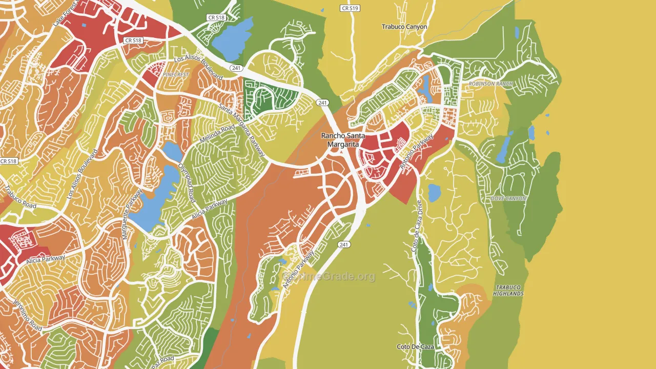 92688, CA Map of Theft Rates