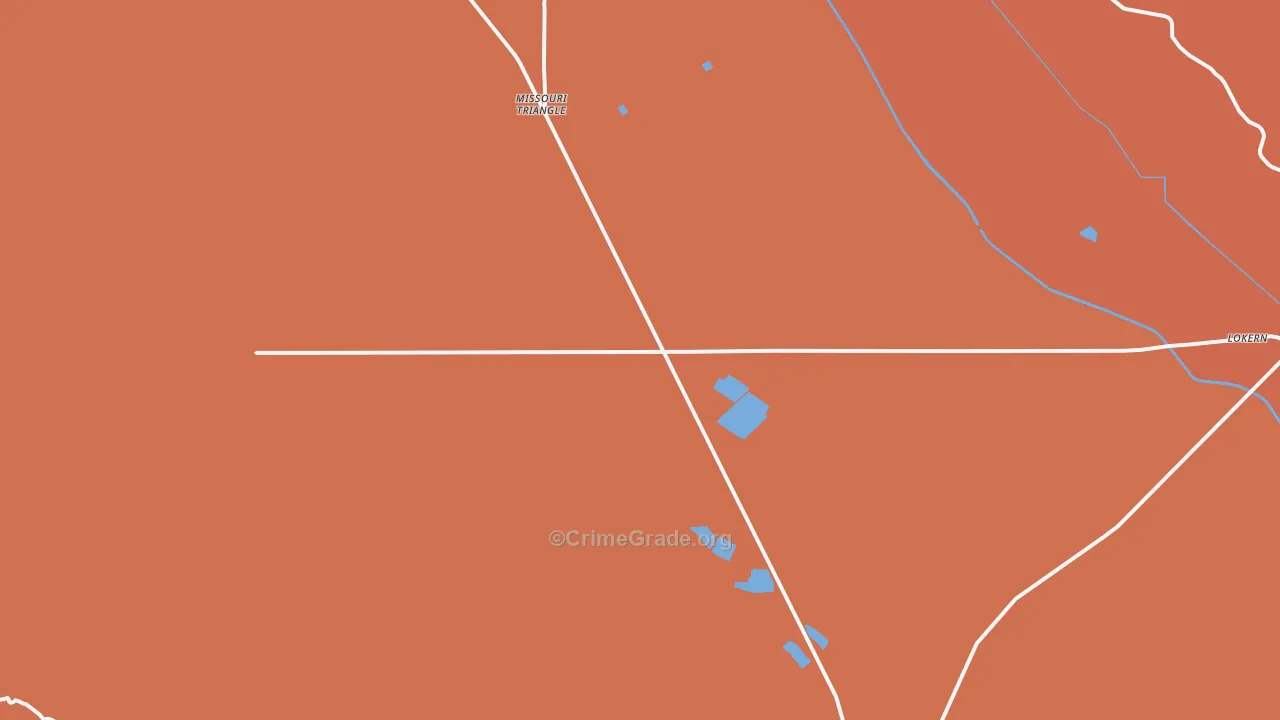 93251, CA Map of Theft Rates