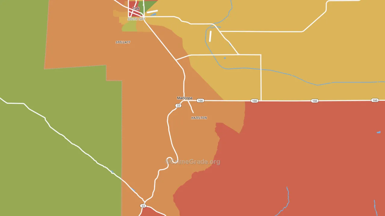 93252, CA Map of Theft Rates