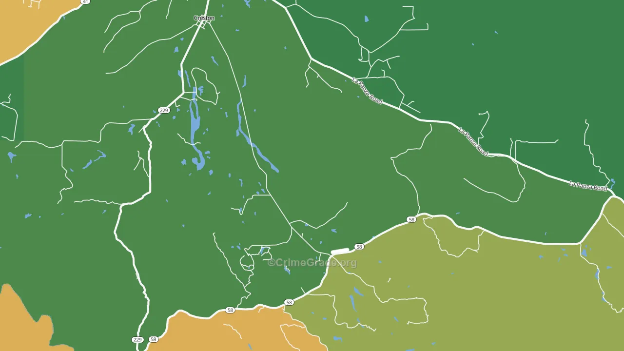 93432, CA Map of Theft Rates