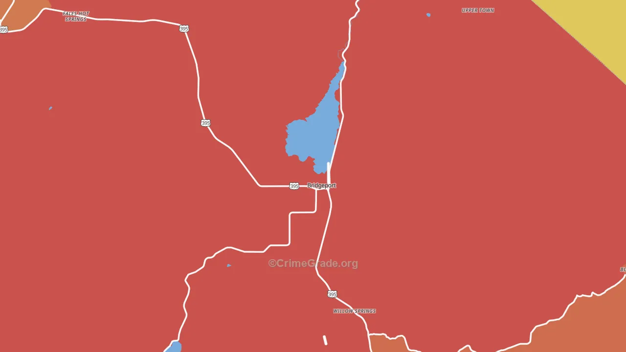 93517, CA Map of Theft Rates