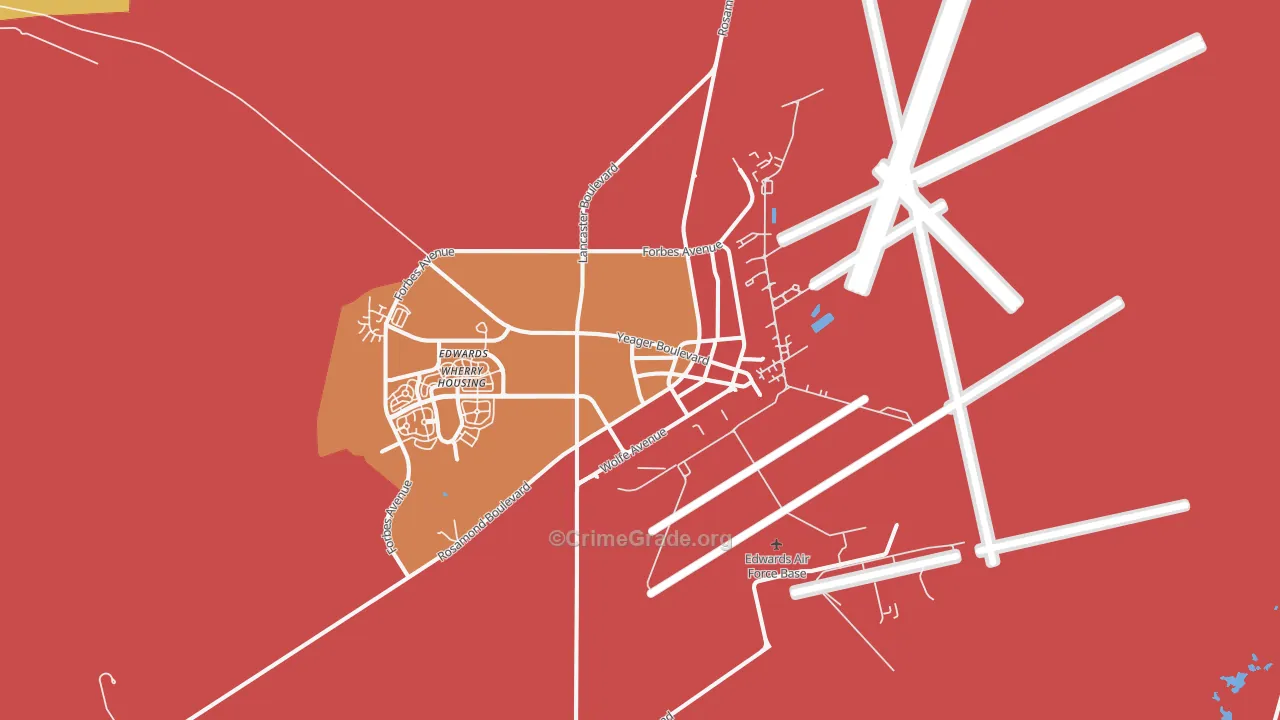 93524, CA Map of Theft Rates