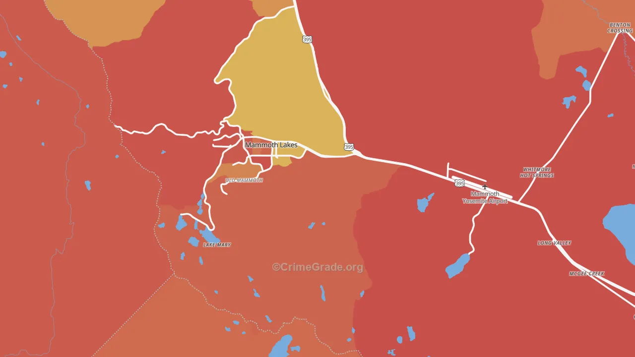 93546, CA Map of Theft Rates