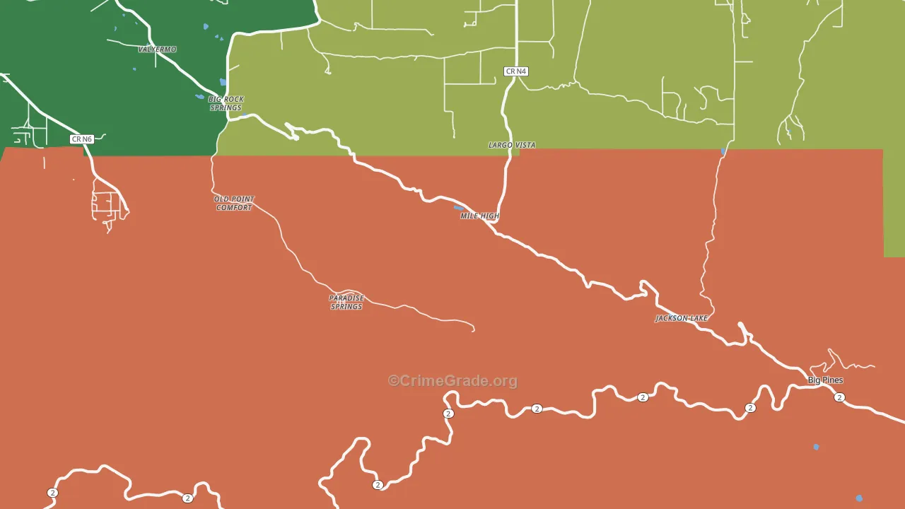 93563, CA Map of Theft Rates