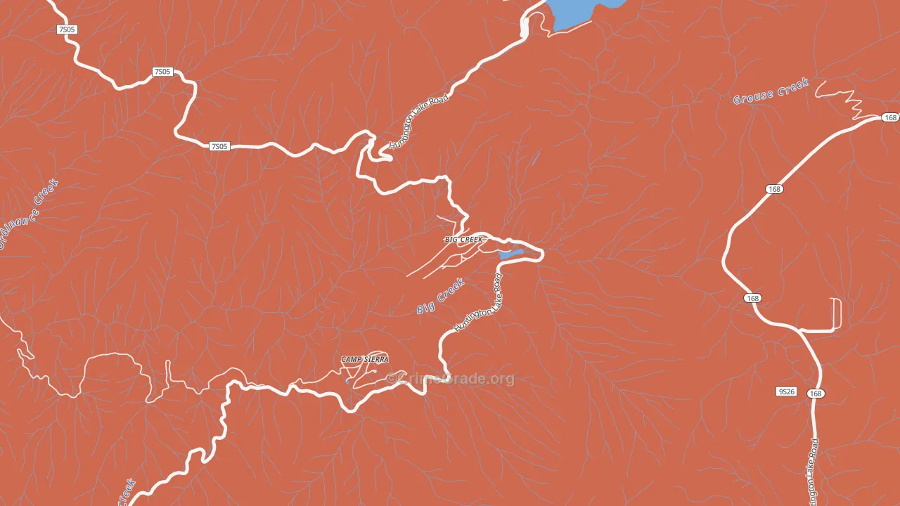 93605, CA Map of Theft Rates