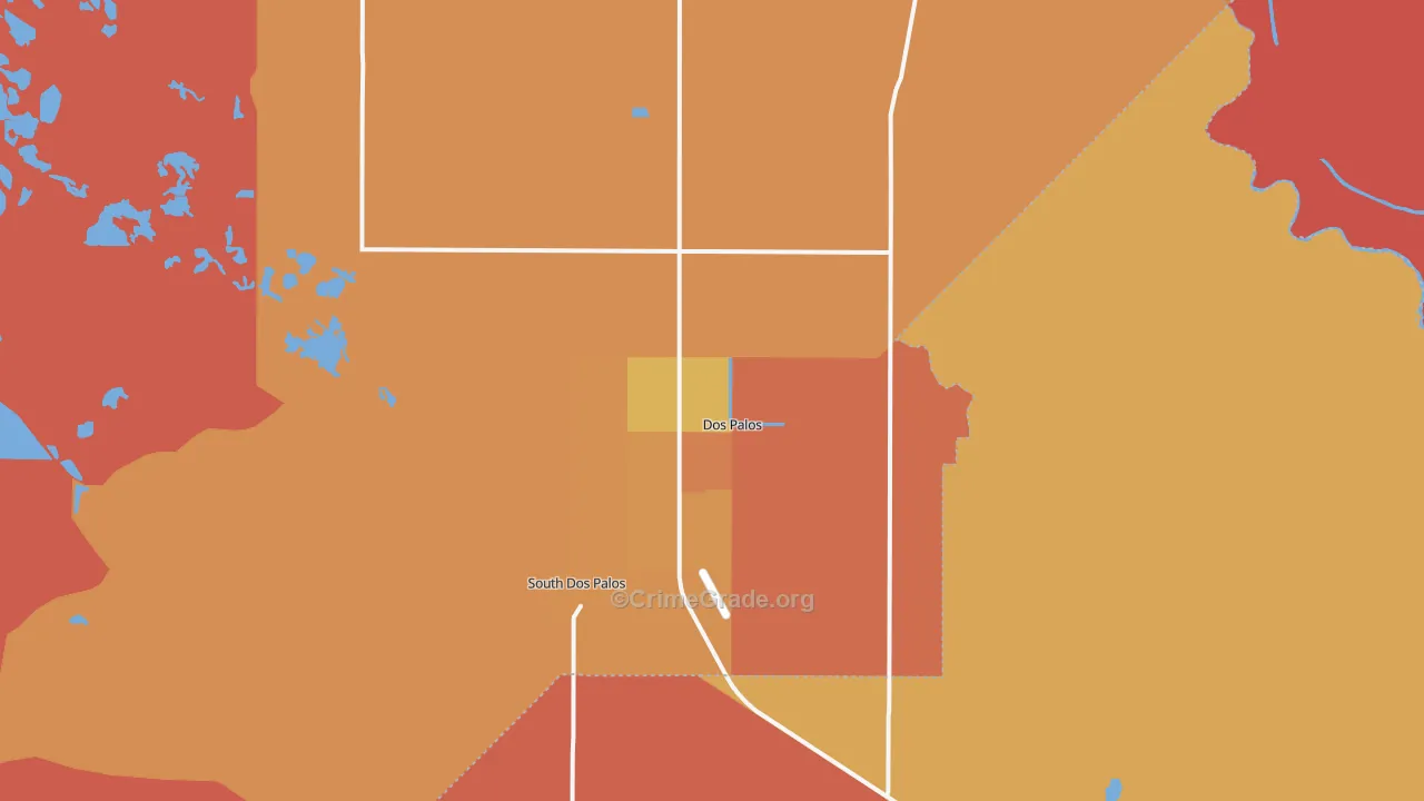 93620, CA Map of Theft Rates