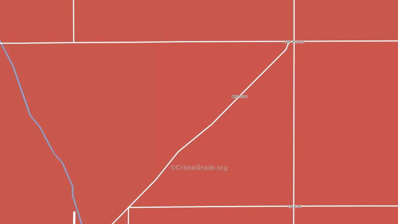 93624, CA Map of Theft Rates