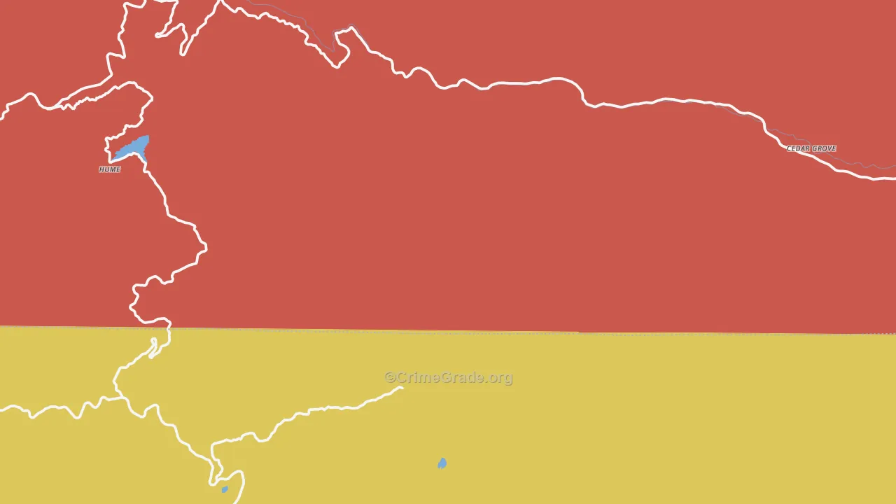 93633, CA Map of Theft Rates
