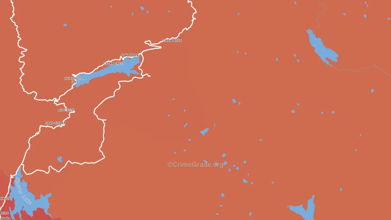 93634, CA Map of Theft Rates