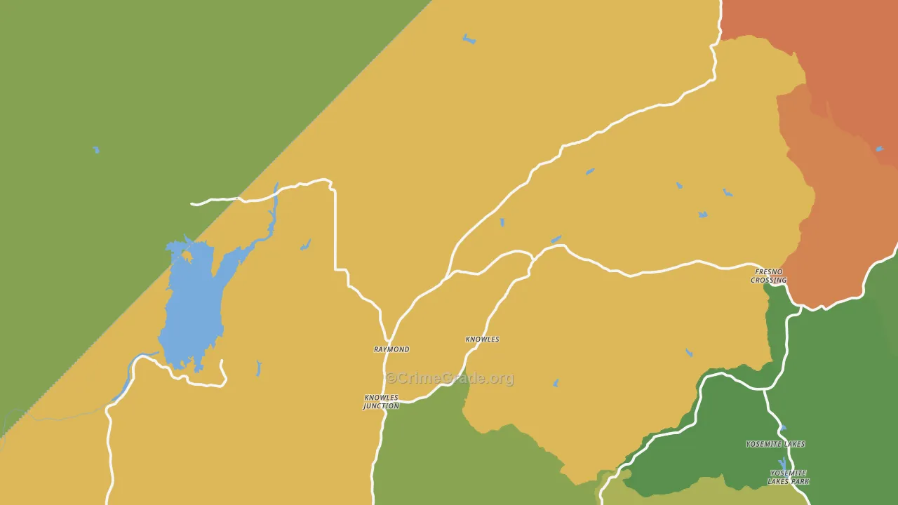 93653, CA Map of Theft Rates