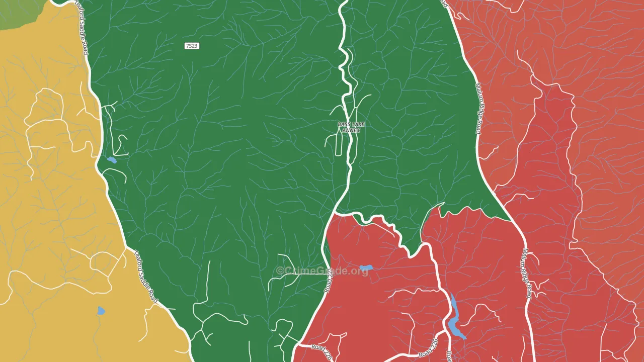 93669, CA Map of Theft Rates