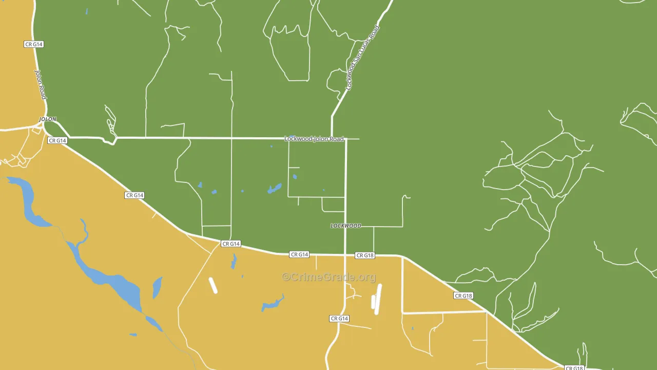 93932, CA Map of Theft Rates