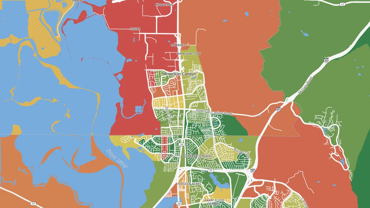 94503, CA Map of Theft Rates