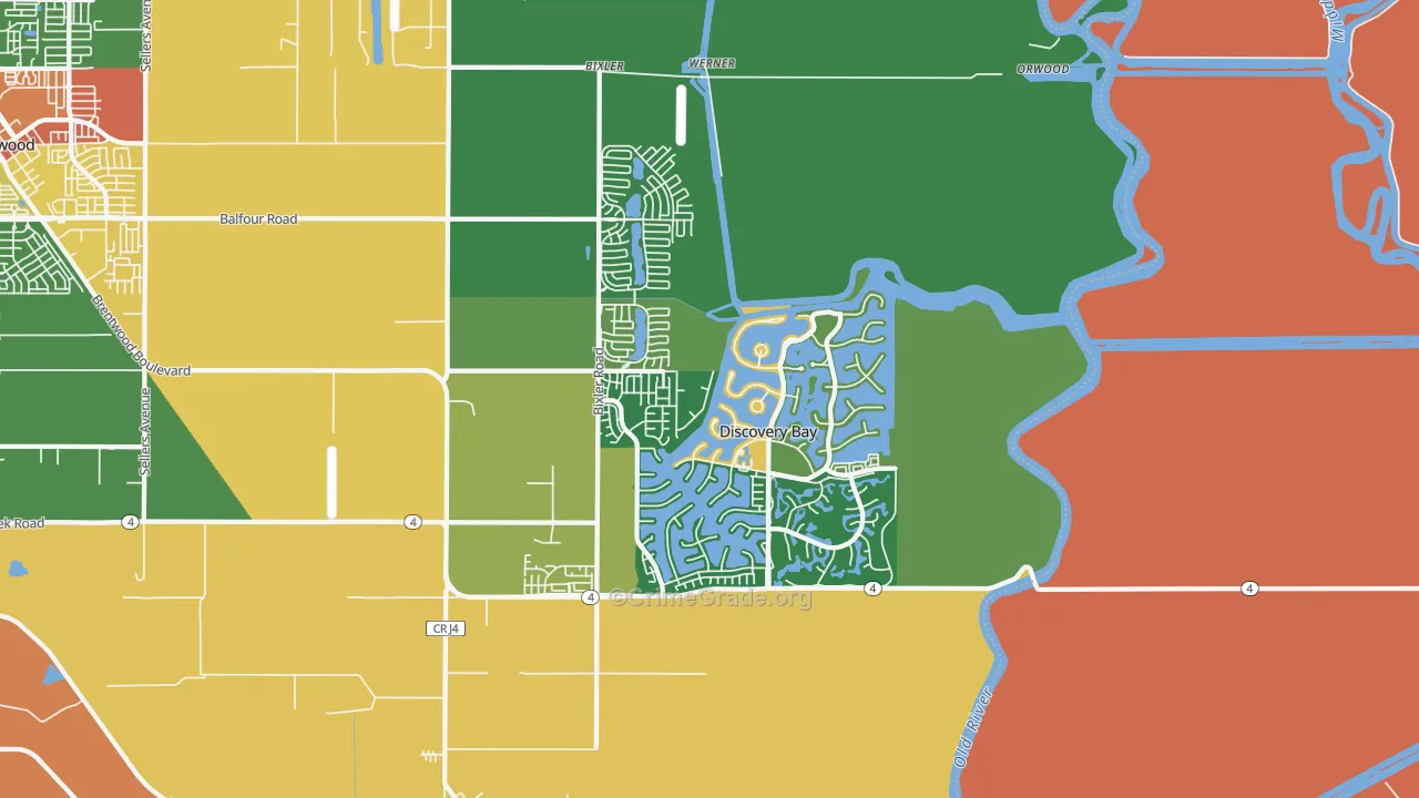94505, CA Map of Theft Rates