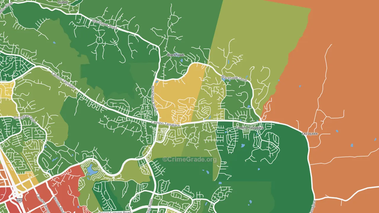 94506, CA Map of Theft Rates