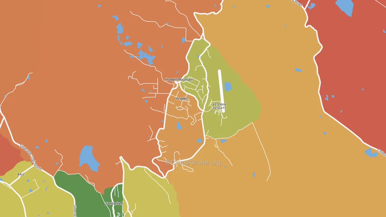 94508, CA Map of Theft Rates