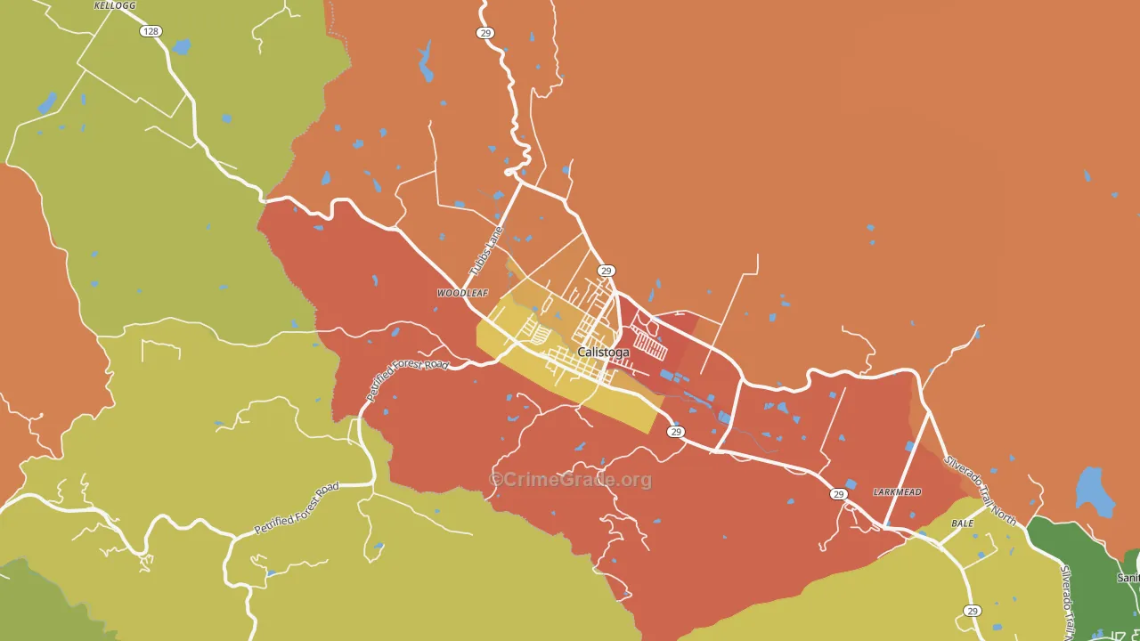 94515, CA Map of Theft Rates