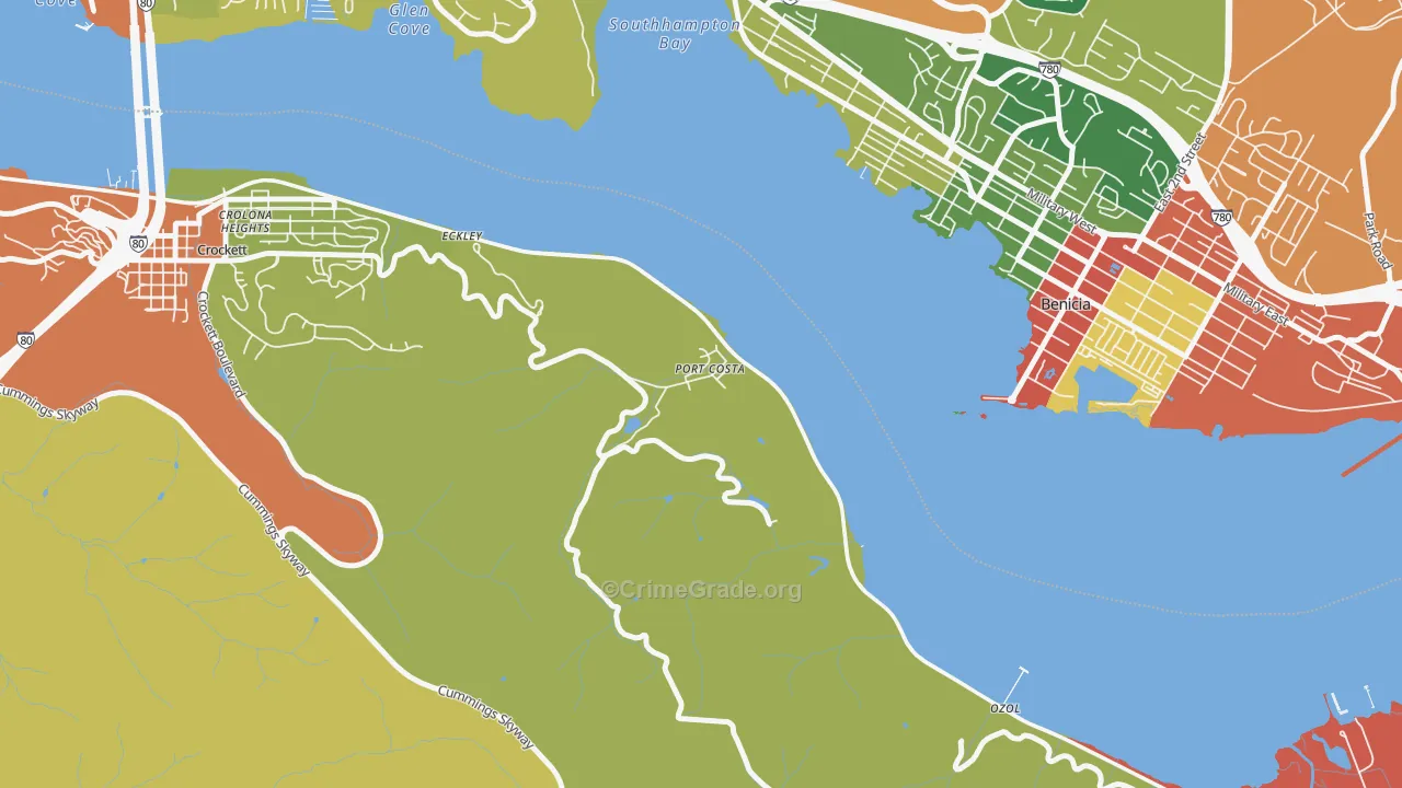 94569, CA Map of Theft Rates
