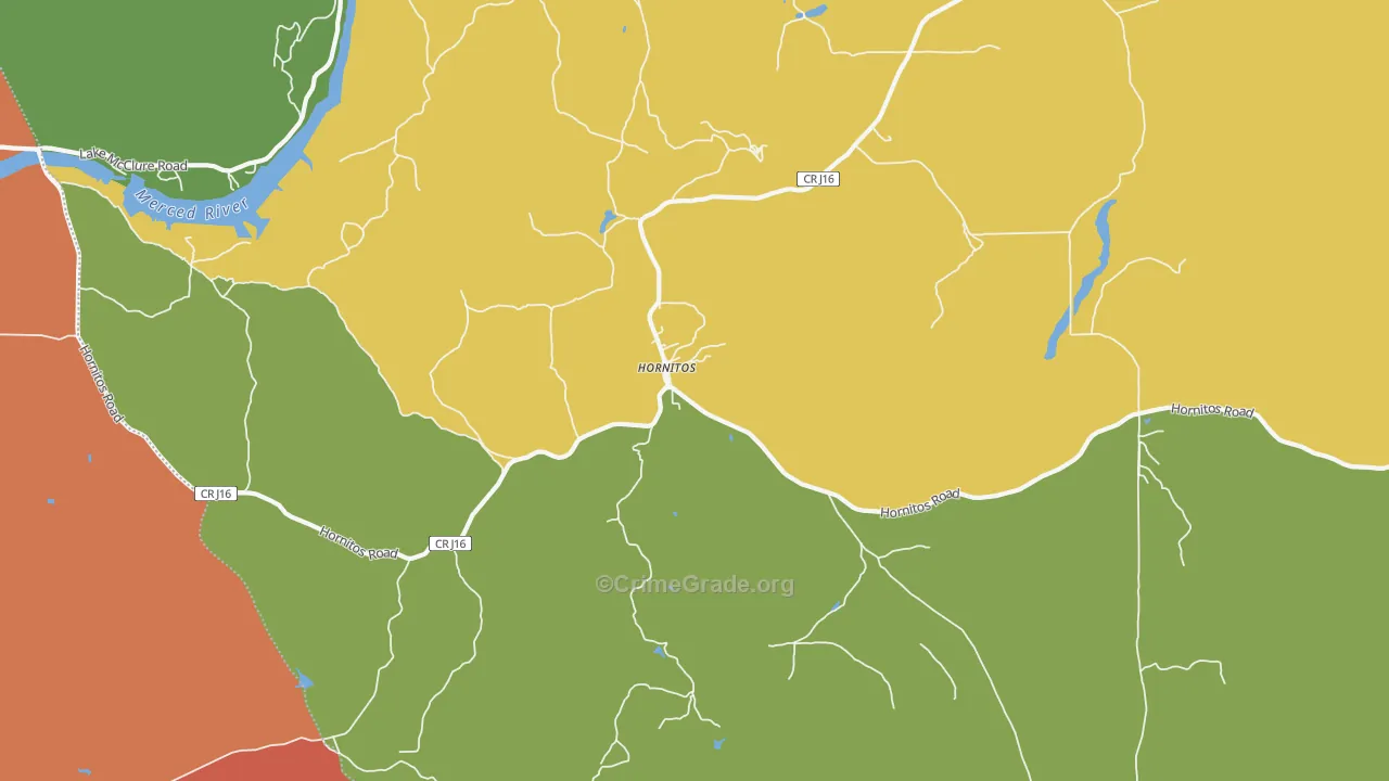 95325, CA Map of Theft Rates