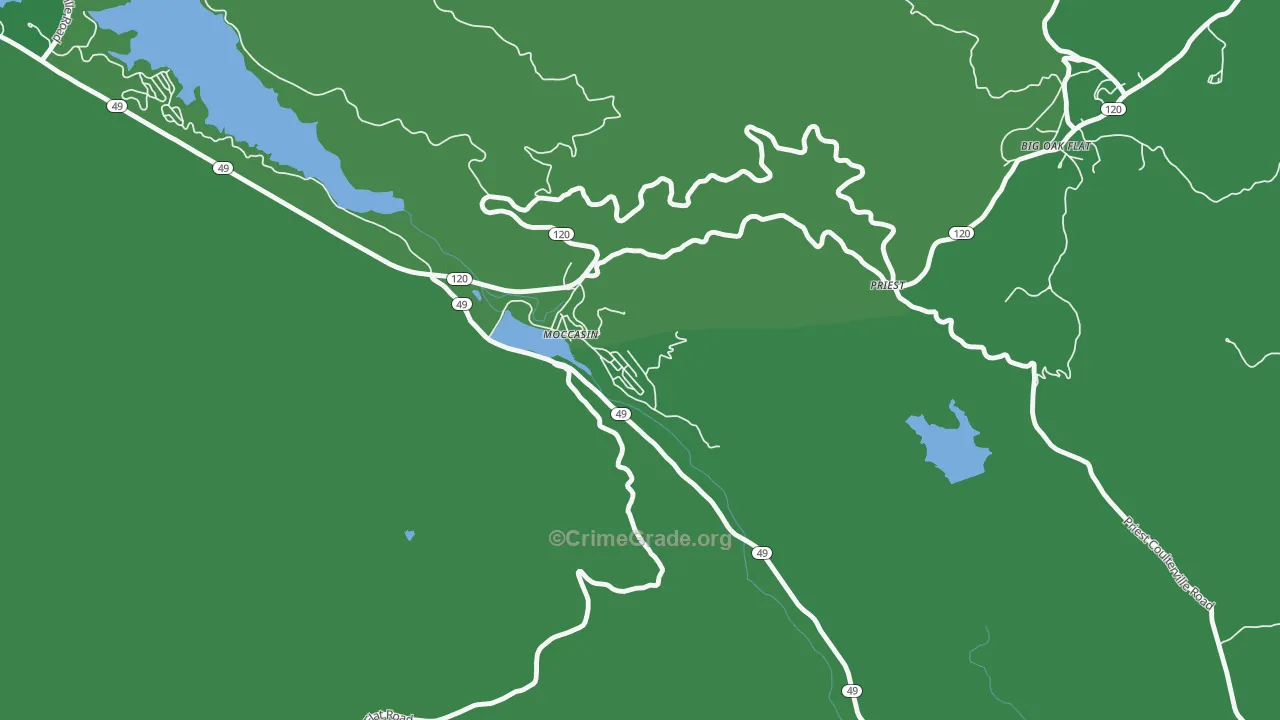 95347, CA Map of Theft Rates