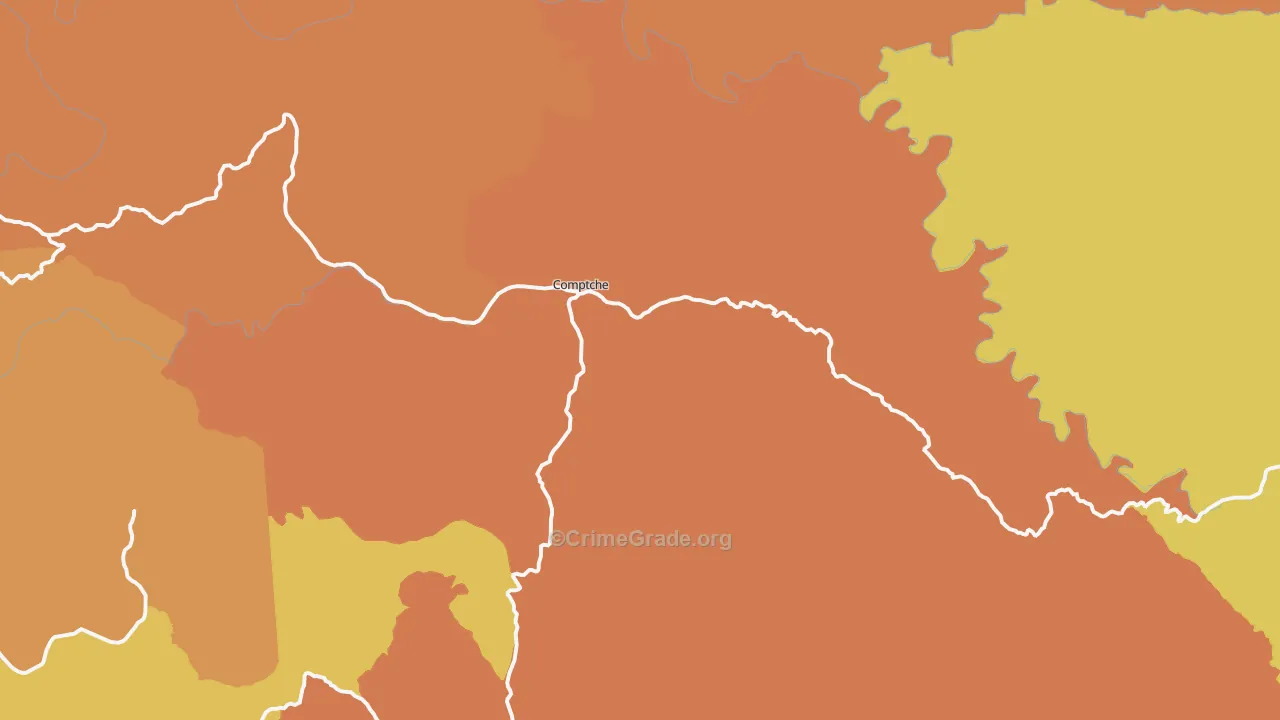 95427, CA Map of Theft Rates