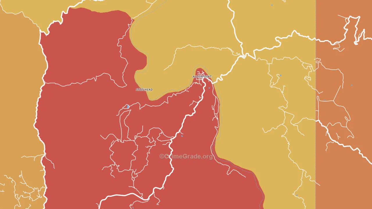 95511, CA Map of Theft Rates