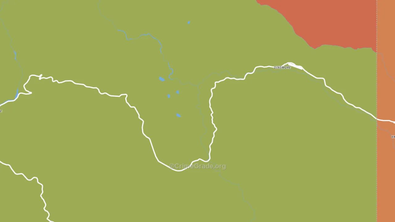 95526, CA Map of Theft Rates