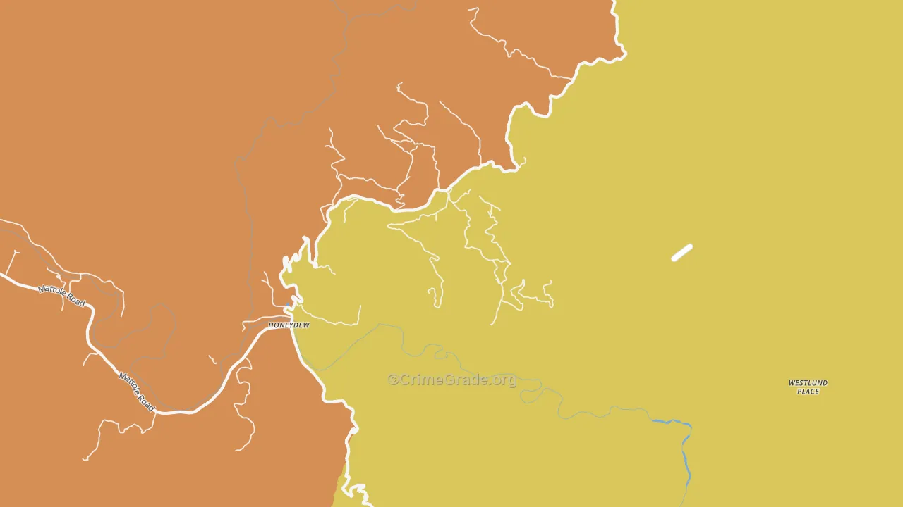95545, CA Map of Theft Rates
