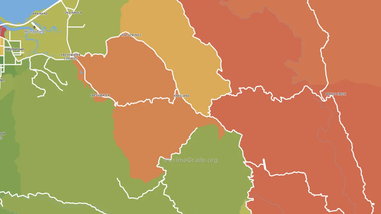95549, CA Map of Theft Rates